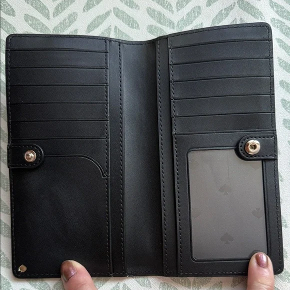 Kate Spade Black Saffiano Leather Wallet - Picture 4 of 5